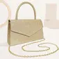 Delicate Pretty Shining Unique Wedding Event/Party PVC Handbags Evening Bags in Champagne Silver Gold Black 