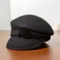 Women's Simple Winter Bow Wool Wedding Tea Party Beret Hats 