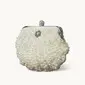 Pearl Rhinestone Elegant Party Evening Polyester Evening Bags in Ivory 